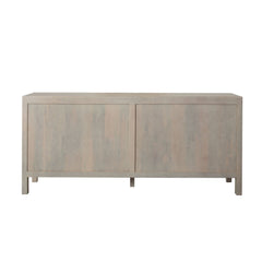Palm Solid Mango Wood Sideboard – top view – Lusso Furniture Miami