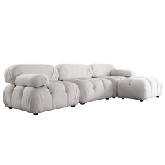 Paloma Bubble Tufted Velvet Modular Sofa – view 35 – Lusso Furniture Miami
