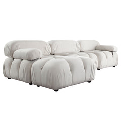 Paloma Bubble Tufted Velvet Modular Sofa – view 36 – Lusso Furniture Miami