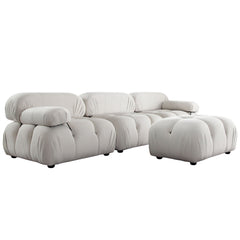 Paloma Bubble Tufted Velvet Modular Sofa – view 37 – Lusso Furniture Miami
