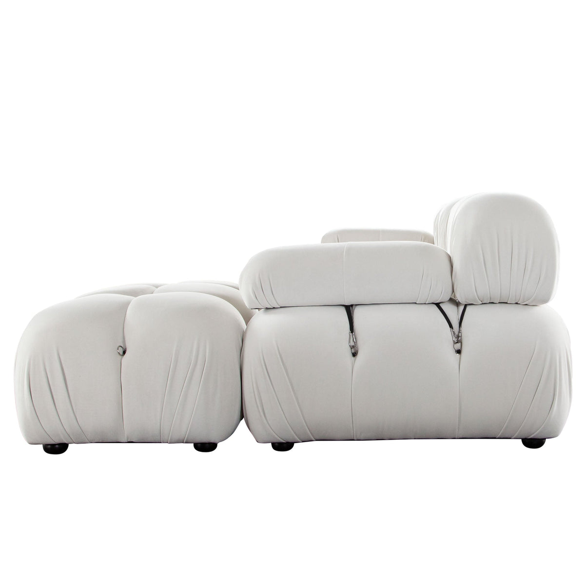 Paloma Bubble Tufted Velvet Modular Sofa – view 38 – Lusso Furniture Miami