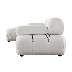 Paloma Bubble Tufted Velvet Modular Sofa – view 39 – Lusso Furniture Miami