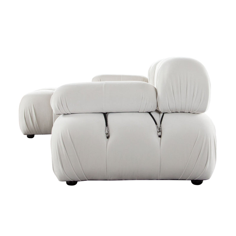 Paloma Bubble Tufted Velvet Modular Sofa-zoom-