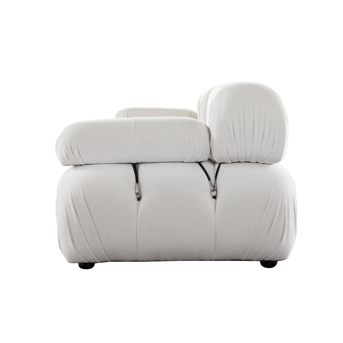 Paloma Bubble Tufted Velvet Modular Sofa – view 26 – Lusso Furniture Miami