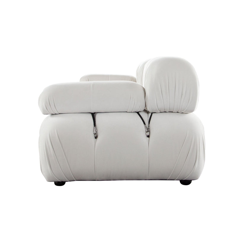 Paloma Bubble Tufted Velvet Modular Sofa-zoom-
