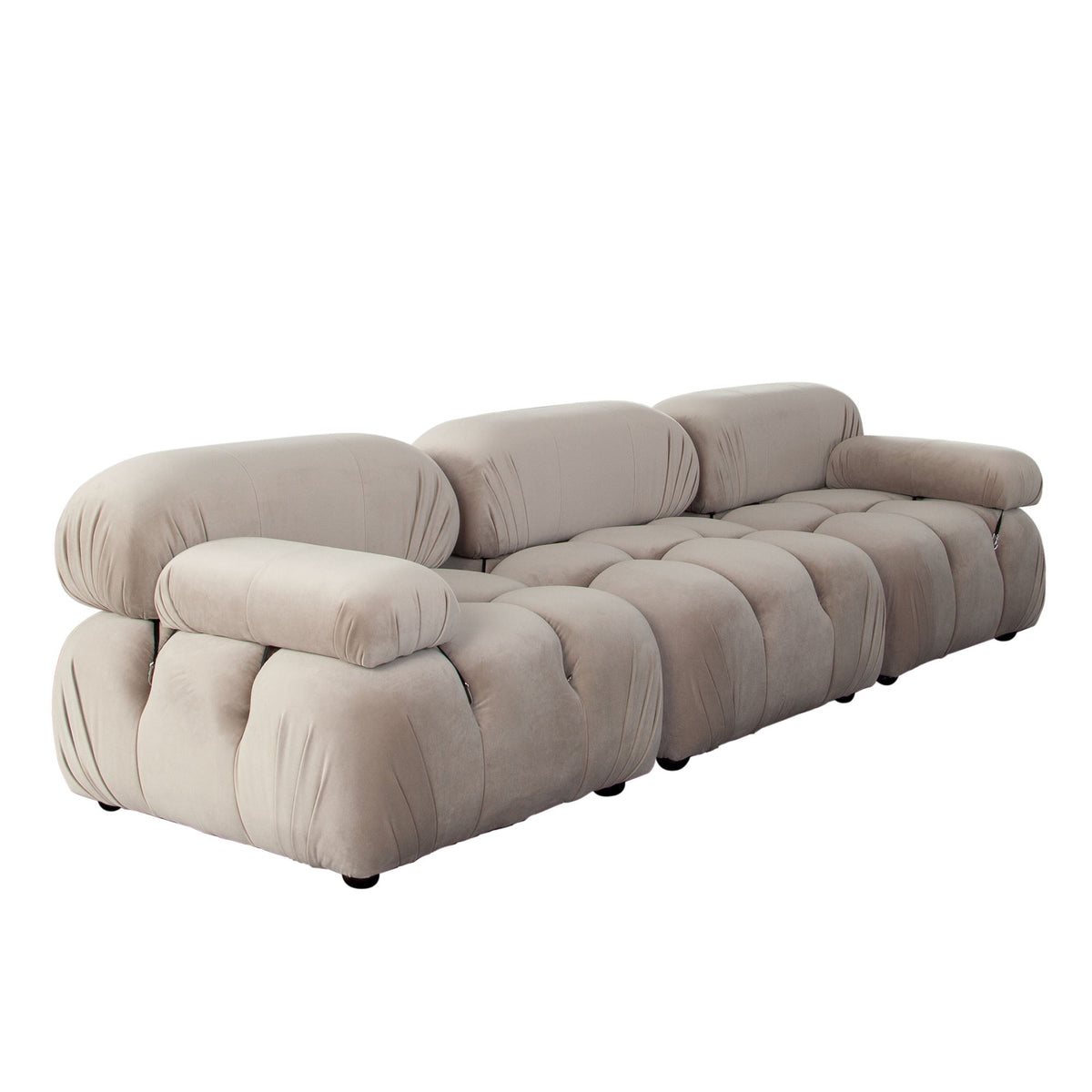 Paloma Bubble Tufted Velvet Modular Sofa – view 71 – Lusso Furniture Miami