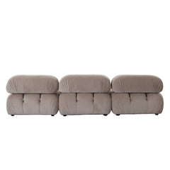 Paloma Bubble Tufted Velvet Modular Sofa – view 73 – Lusso Furniture Miami