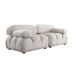 Paloma Bubble Tufted Velvet Modular Sofa – view 17 – Lusso Furniture Miami