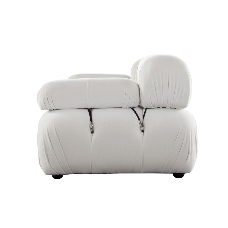 Paloma Bubble Tufted Velvet Modular Sofa-zoom-