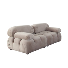 Paloma Bubble Tufted Velvet Modular Sofa – view 63 – Lusso Furniture Miami