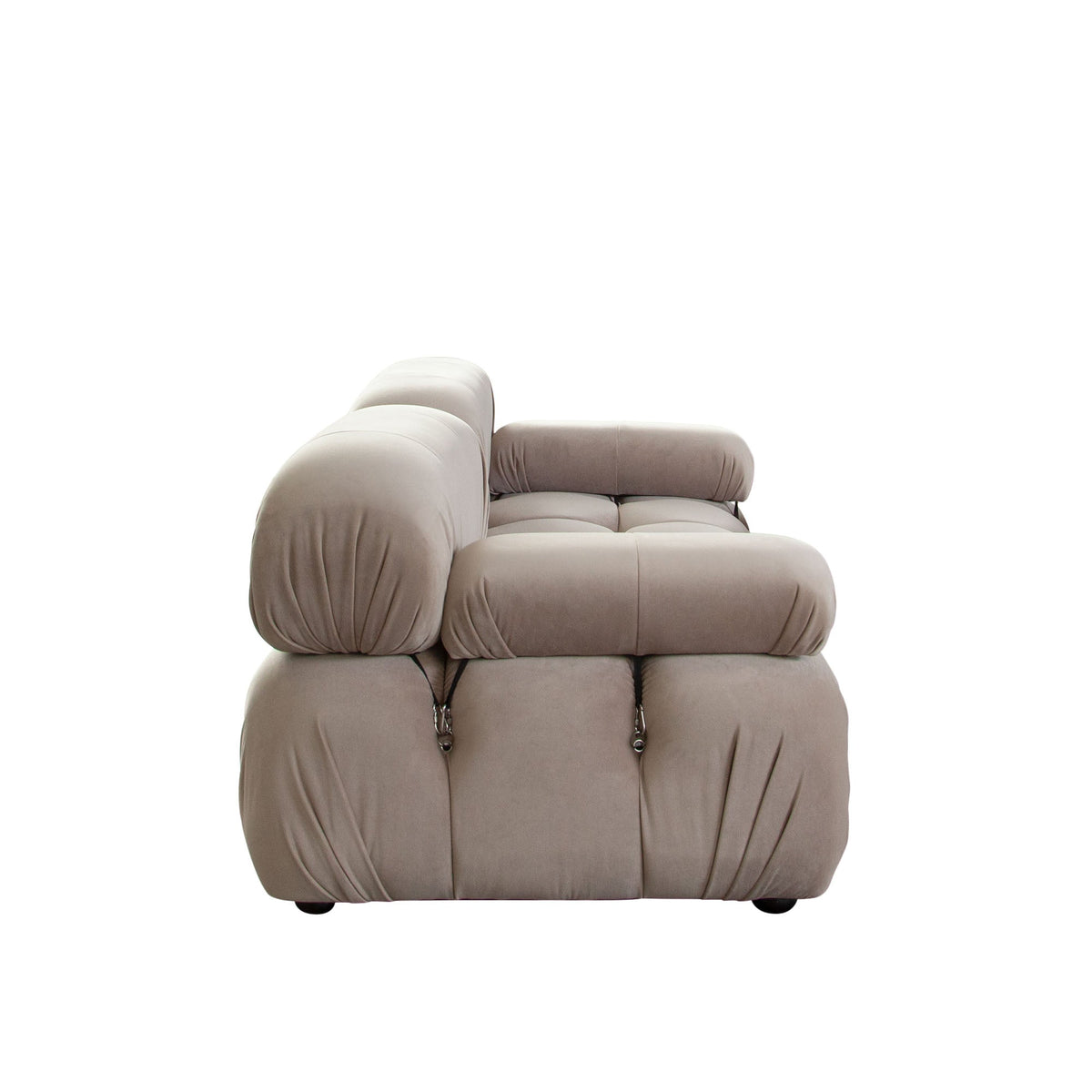 Paloma Bubble Tufted Velvet Modular Sofa – view 64 – Lusso Furniture Miami