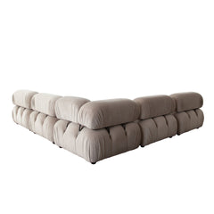 Paloma Bubble Tufted Velvet Modular Sofa – view 88 – Lusso Furniture Miami