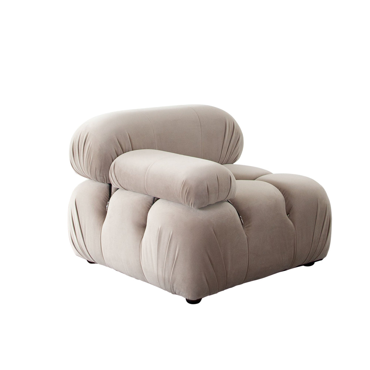 Paloma Bubble Tufted Velvet Modular Sofa – view 91 – Lusso Furniture Miami