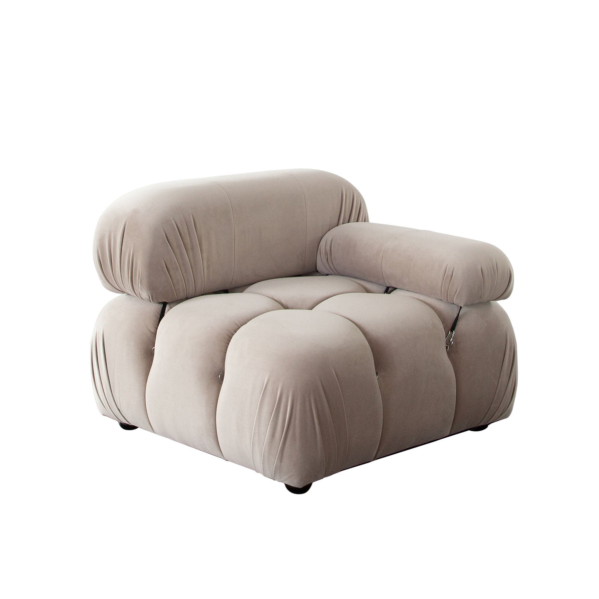 Paloma Bubble Tufted Velvet Modular Sofa – view 92 – Lusso Furniture Miami