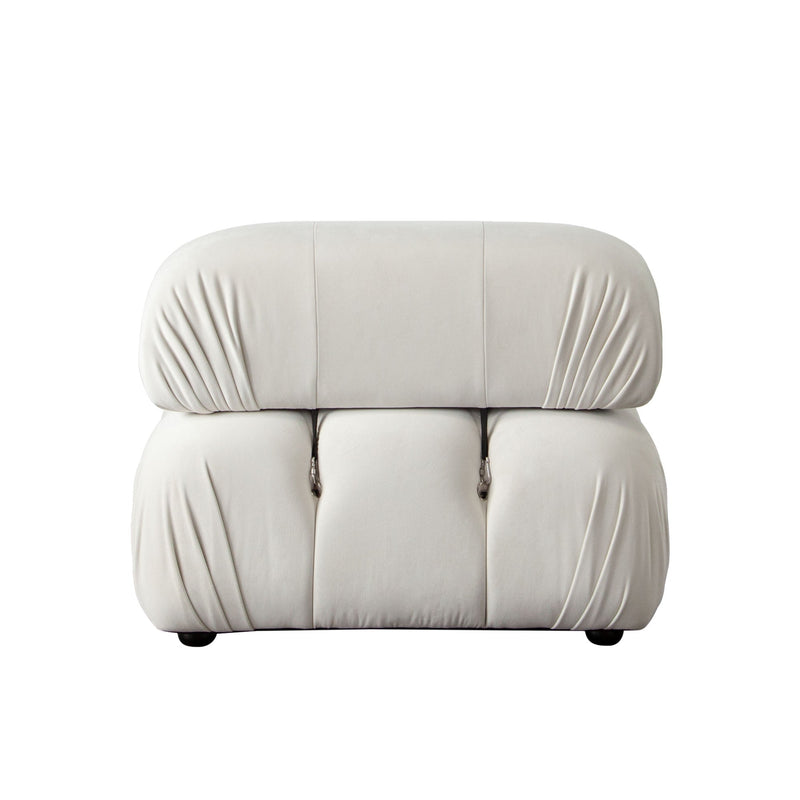 Paloma Bubble Tufted Velvet Modular Sofa-zoom-