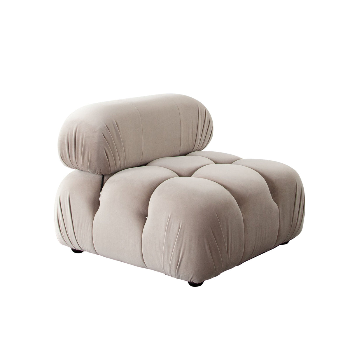 Paloma Bubble Tufted Velvet Modular Sofa – view 49 – Lusso Furniture Miami
