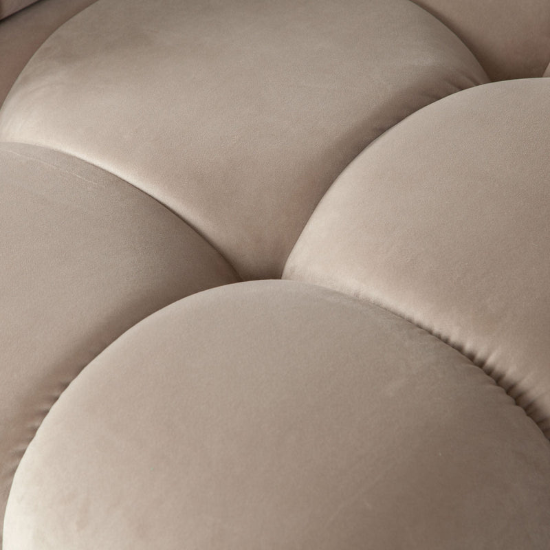 Paloma Bubble Tufted Velvet Modular Sofa-zoom-