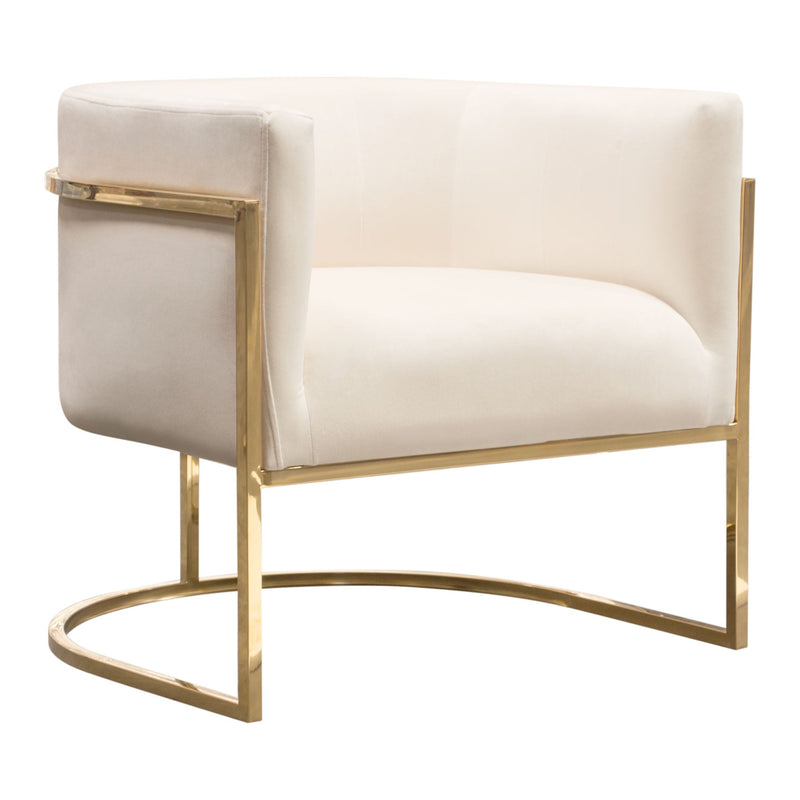 Pandora Velvet Barrel Accent Chair-zoom-