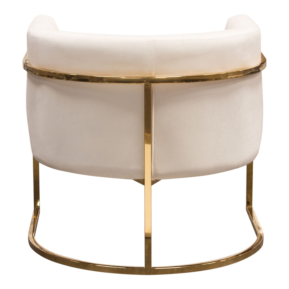 Pandora Velvet Barrel Accent Chair – top view – Lusso Furniture Miami