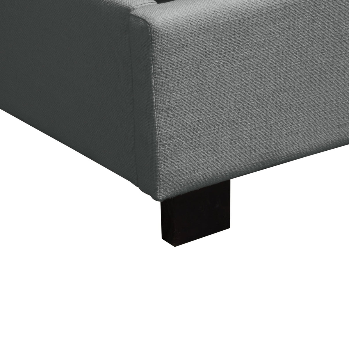 Park Ave Hand Tufted Wingback Bed – back view – Lusso Furniture Miami