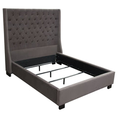 Park Ave Hand Tufted Wingback Bed – view 11 – Lusso Furniture Miami