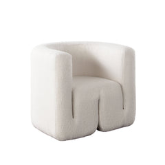 Pulse Boucle Accent Chair – angle view – Lusso Furniture Miami