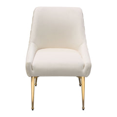 Quinn Velvet Dining Chair Set – angle view – Lusso Furniture Miami