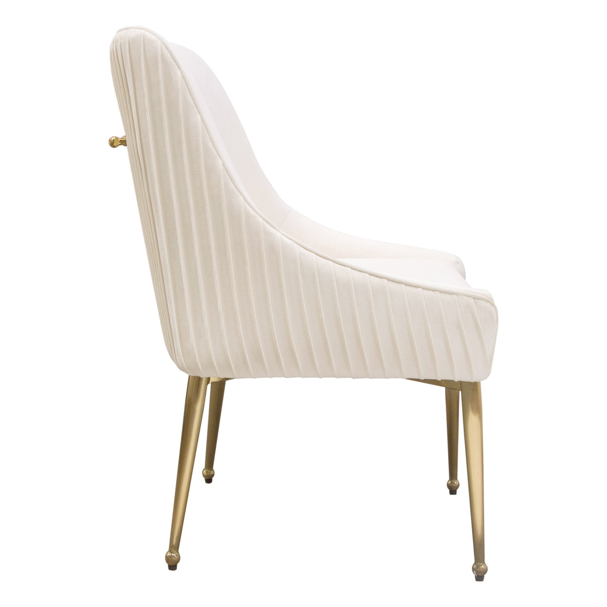Quinn Velvet Dining Chair Set – room setting – Lusso Furniture Miami