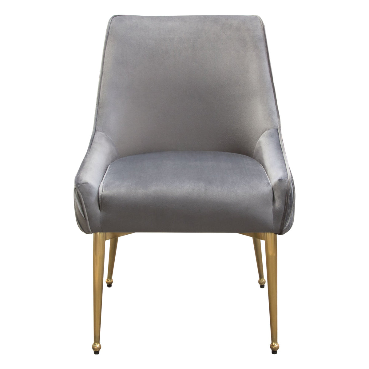 Quinn Velvet Dining Chair Set – finish detail – Lusso Furniture Miami