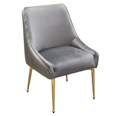 Quinn Velvet Dining Chair Set – view 11 – Lusso Furniture Miami