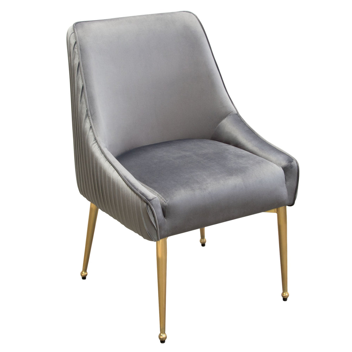 Quinn Velvet Dining Chair Set – view 11 – Lusso Furniture Miami