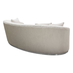 Raven Curved Sloped Arm Sofa – top view – Lusso Furniture Miami
