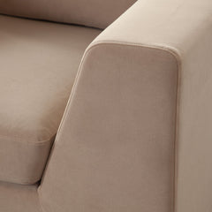 Rift Performance Velvet Accent Chair – back view – Lusso Furniture Miami