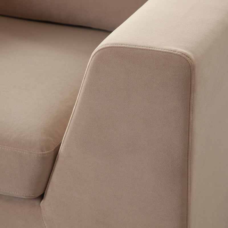 Rift Performance Velvet Accent Chair-zoom-