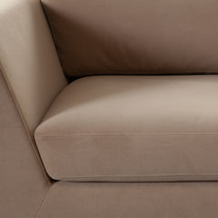 Rift Performance Velvet Accent Chair – top view – Lusso Furniture Miami
