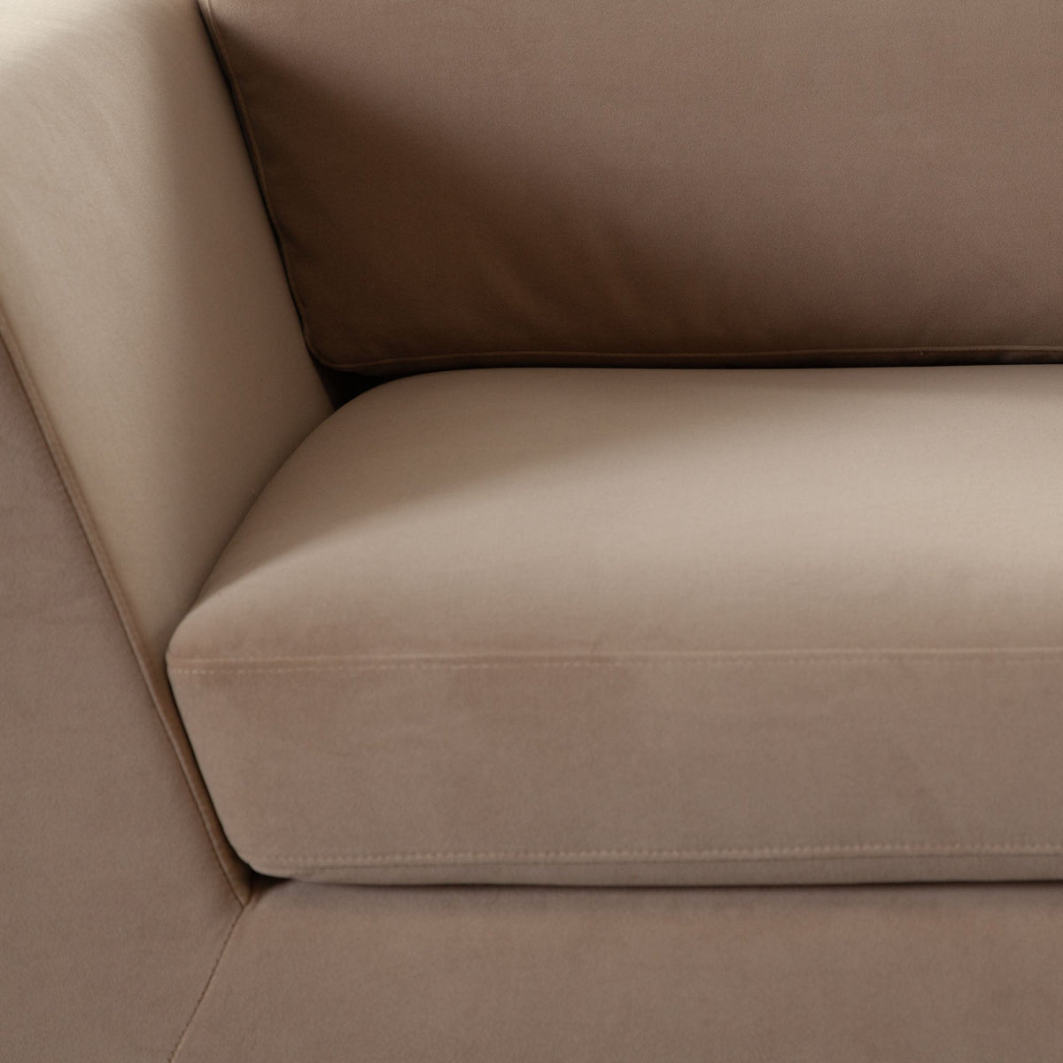 Rift Performance Velvet Accent Chair – top view – Lusso Furniture Miami