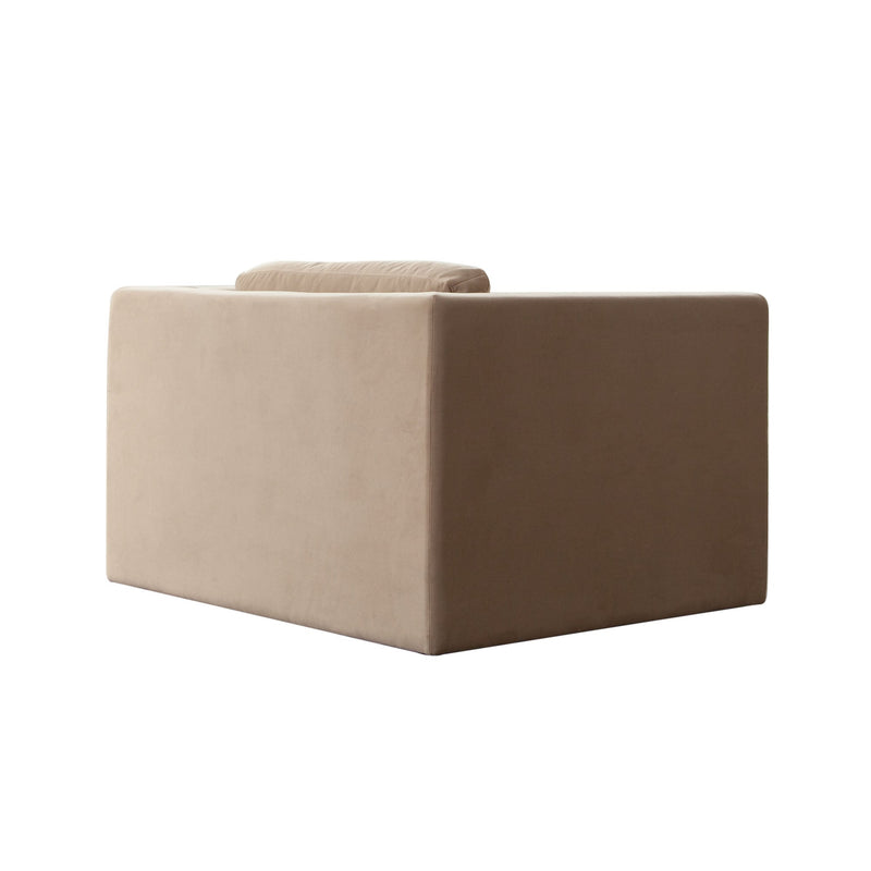 Rift Performance Velvet Accent Chair-zoom-