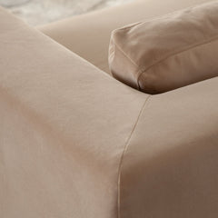 Rift Performance Velvet Sofa – close-up – Lusso Furniture Miami