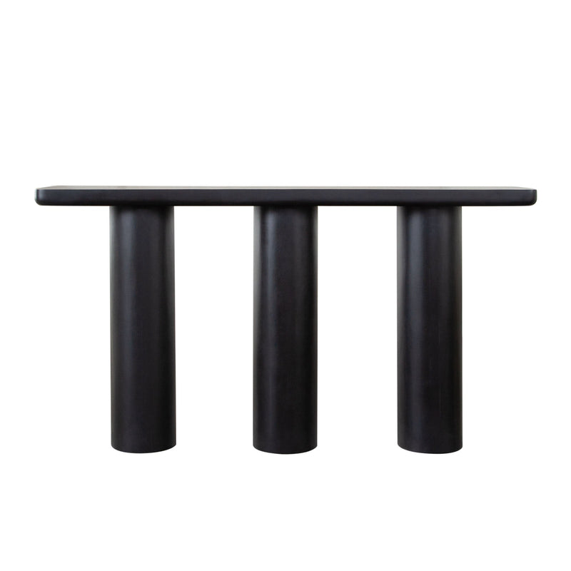 Rune Acacia Wood Console Table-zoom-