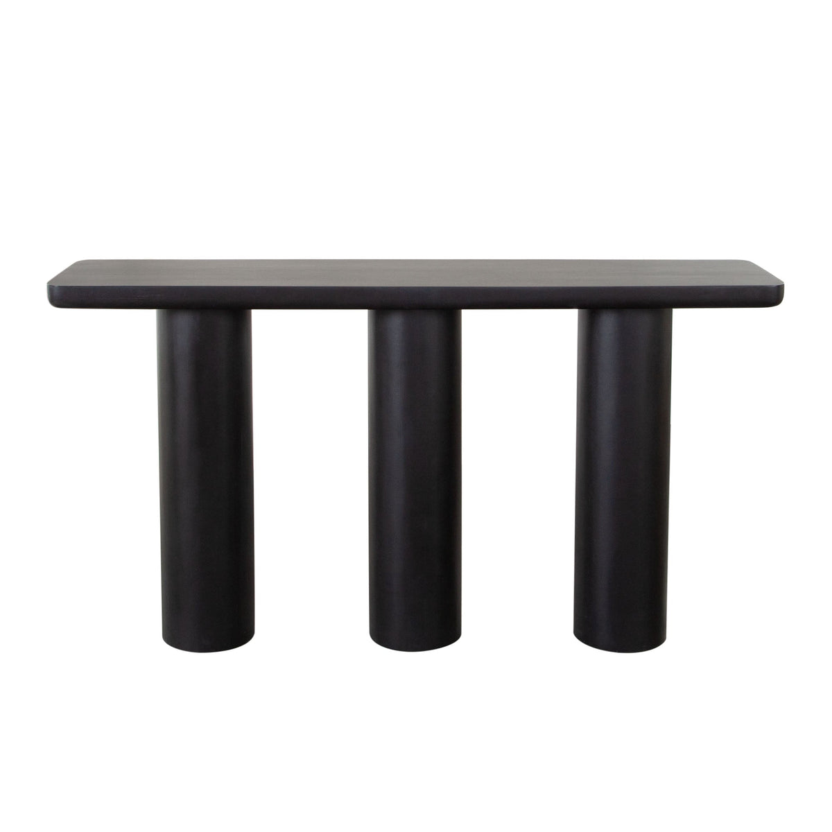 Rune Acacia Wood Console Table – detail – Lusso Furniture Miami
