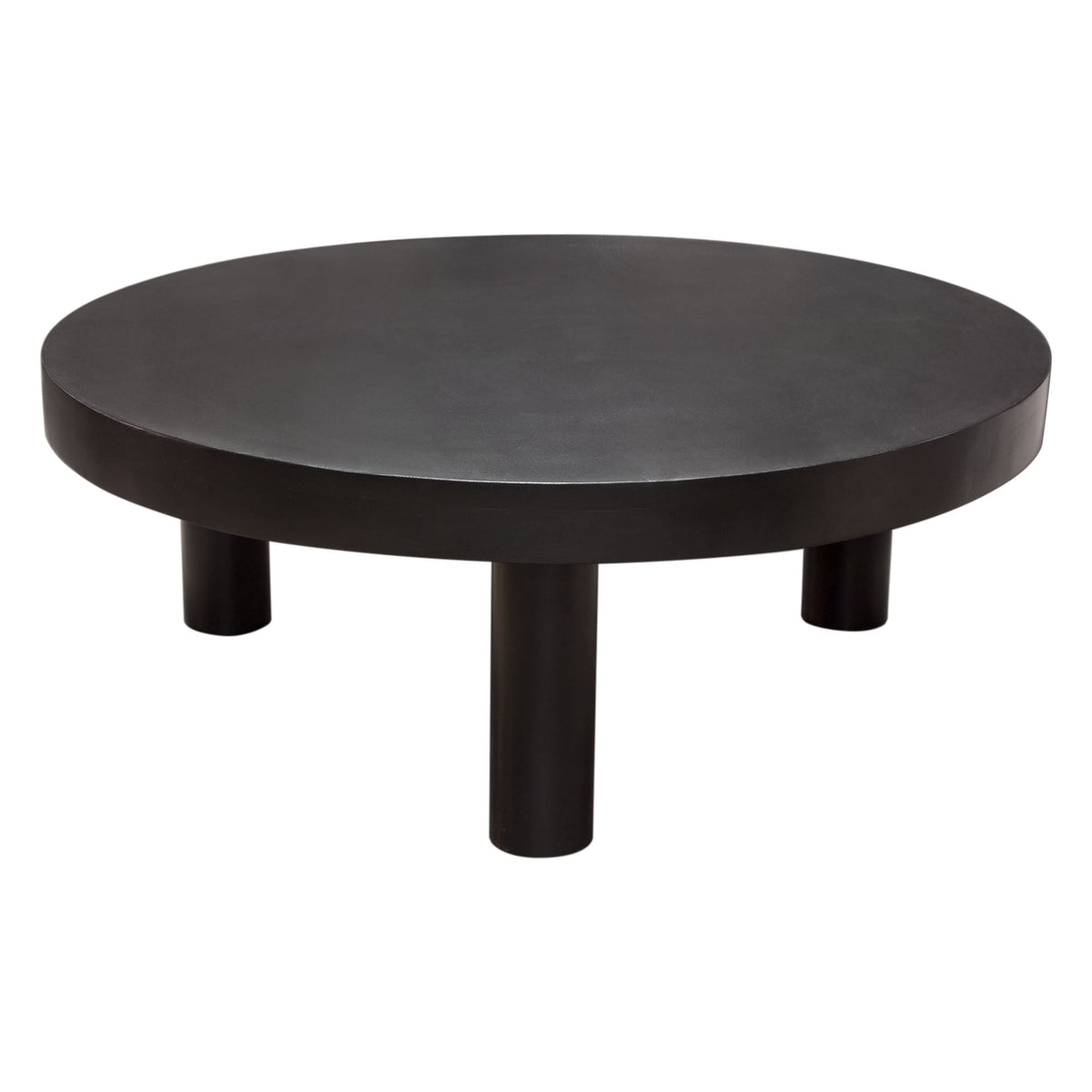 Rune Solid Acacia Wood Coffee Table – angle view – Lusso Furniture Miami
