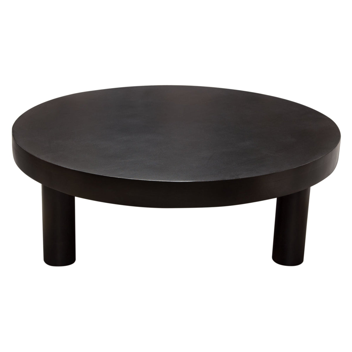 Rune Solid Acacia Wood Coffee Table – room setting – Lusso Furniture Miami