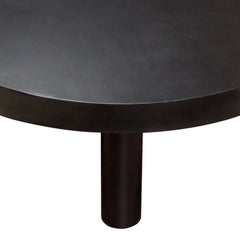 Rune Solid Acacia Wood Coffee Table – top view – Lusso Furniture Miami