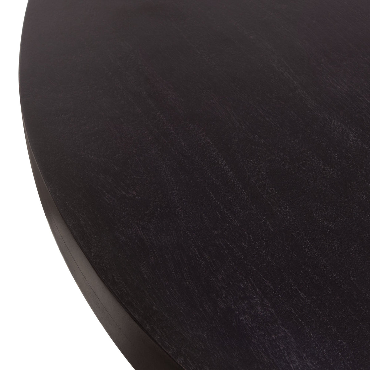 Rune Round Acacia Dining Table – close-up – Lusso Furniture Miami