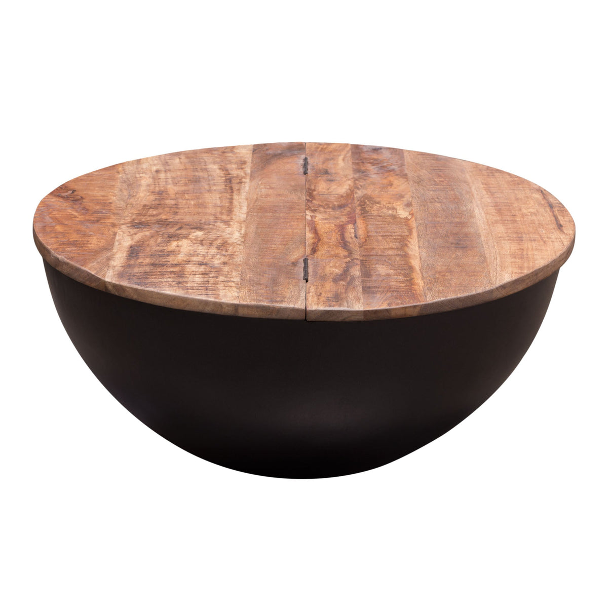 Salem Storage Drum Coffee Table – room setting – Lusso Furniture Miami