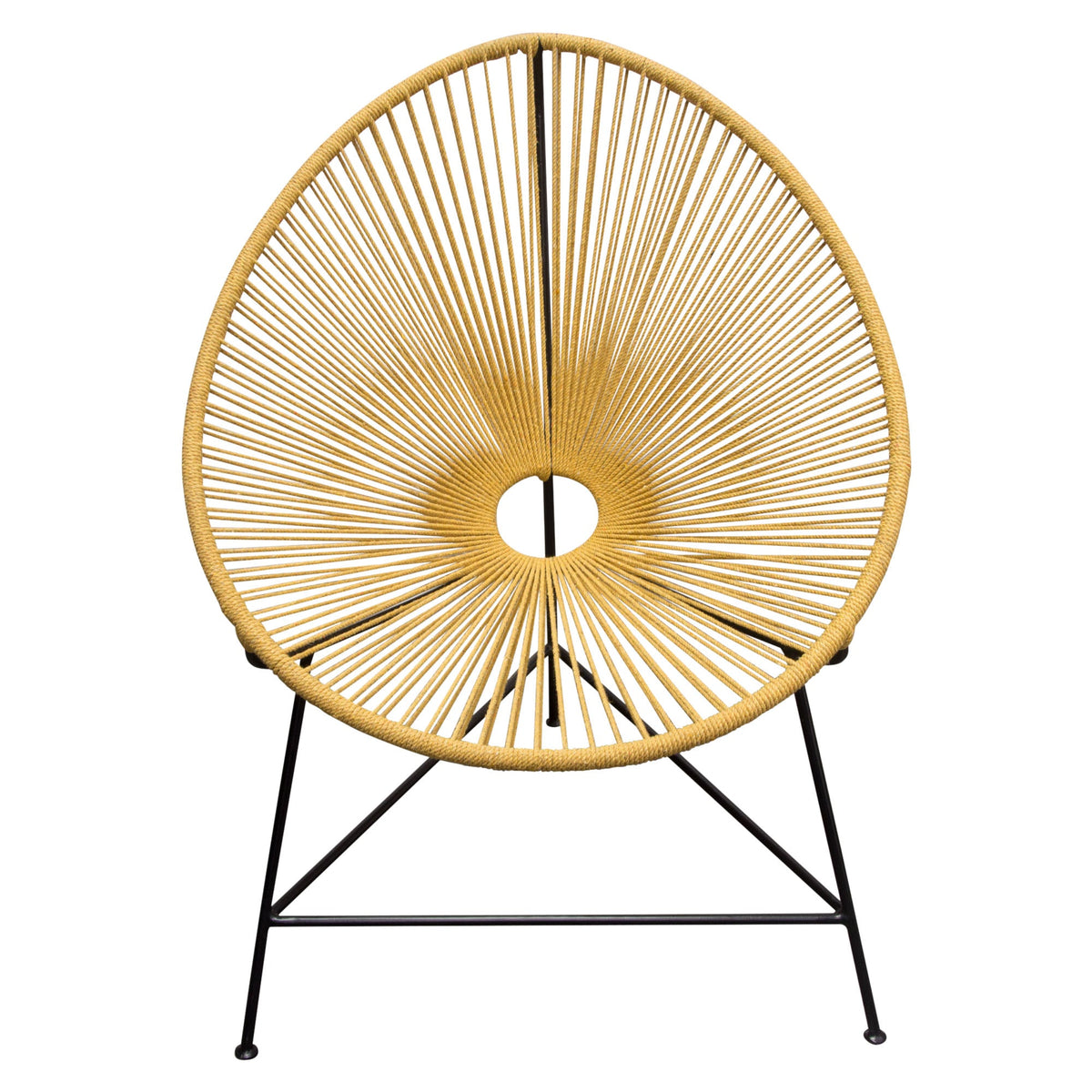 Sativa Rope Accent Chair Set – angle view – Lusso Furniture Miami