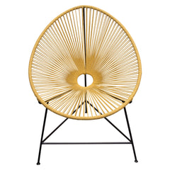 Sativa Rope Accent Chair Set – angle view – Lusso Furniture Miami