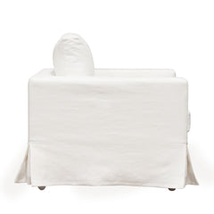 Savannah Linen Slipcover Accent Chair – view 12 – Lusso Furniture Miami
