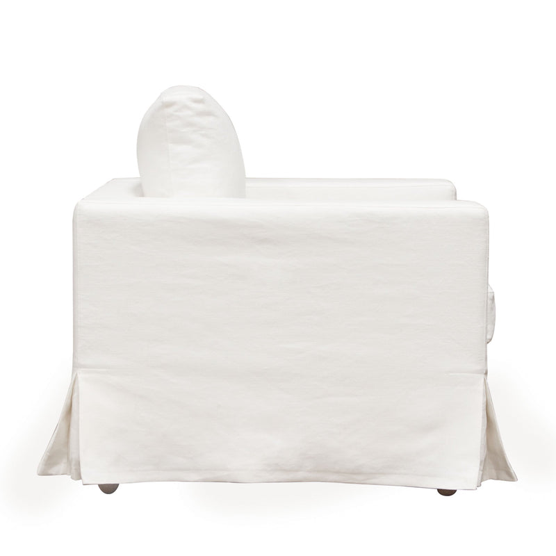 Savannah Linen Slipcover Accent Chair-zoom-
