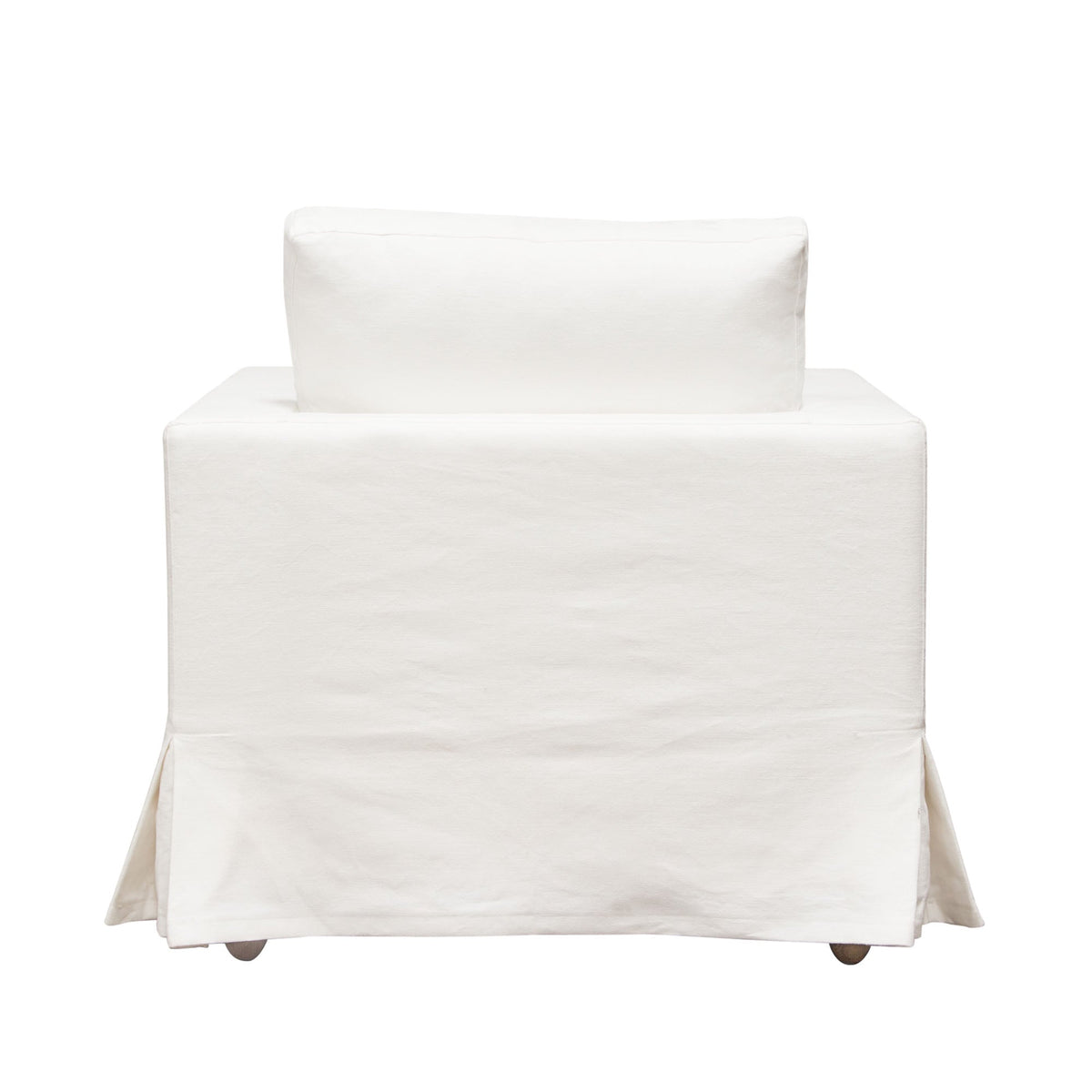 Savannah Linen Slipcover Accent Chair – view 13 – Lusso Furniture Miami